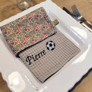 serviette table