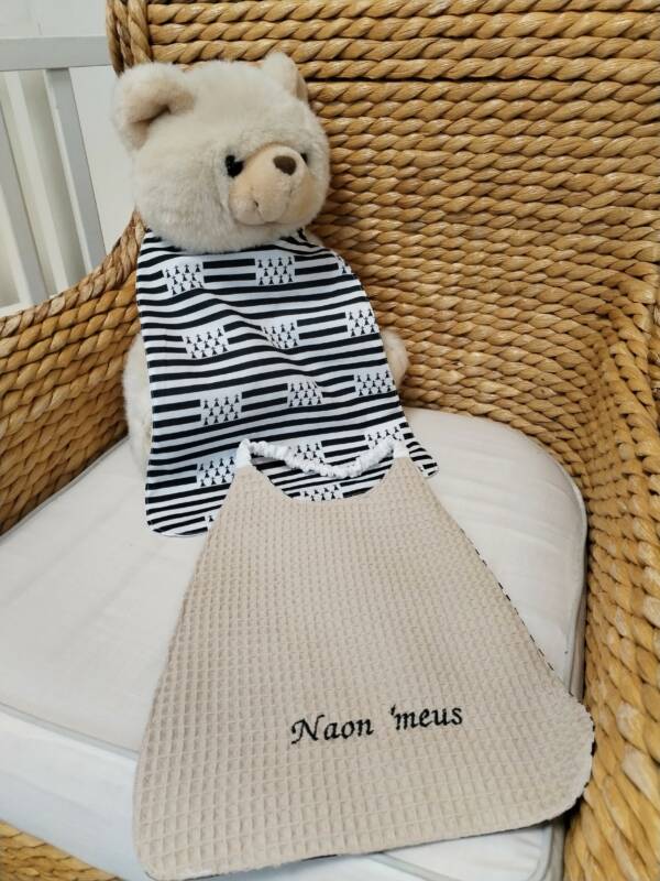 Serviette énfant tissu breton